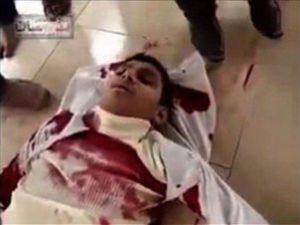 احد القتلى في حملة القمع المستمرة للاحتجاجات في سوريا
