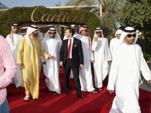 Dubai is home to horse-racing competitions, tennis championships and, here shown, Cartier International Dubai Polo Challenge at the Desert Palm Hotel. Expats who can afford the lifestyle can pursue activities
 associated in some societies at least with rich and 'classy' living.