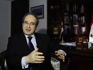 Syrian deputy Foreign Minister, Faisal Muqdad, warned that the Syrian government would not back down in the face of a western strike on Syria, even if World War Three kicks off. (AFP)