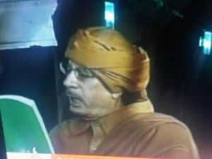  العقيد الليبي معمر القذافي 