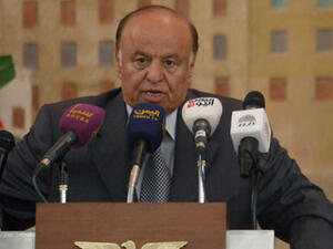 Yemen's interim President Abd Rabbu Mansour Hadi will stay in his post for an additional year (Courtesy of The Guardian)