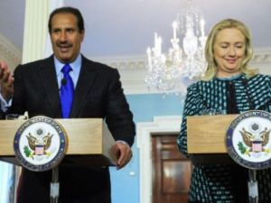 كلينتون وحمد