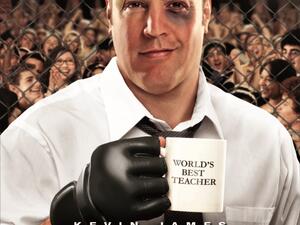 A teacher fighting in a cage for his students? Why not!