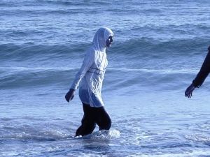 Albania: Where 'burkinis' and bikinis blend to bathe.
