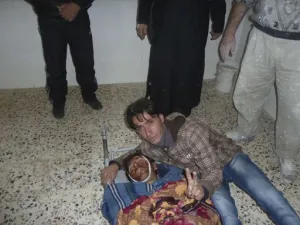 جثة قتيل في بلدة حولة قرب حمص