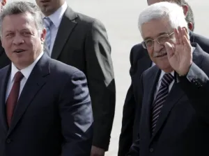 العاهل الاردني عبد الله الثاني والرئيس الفلسطيني محمود عباس