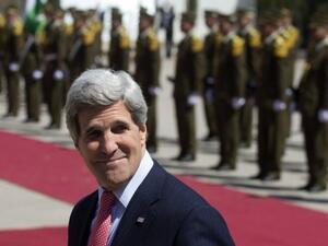  John Kerry has said he will work with Israel and Palestinian leaders in an effort to revive the West Bank's economy
