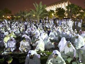 The Kuwaiti government does not want a repeat of this protest from last week.