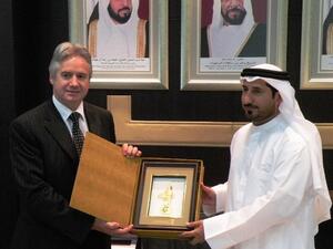 John Butler, Commissioner with H.E. Dr. Abdulla Ghareeb Alboshi