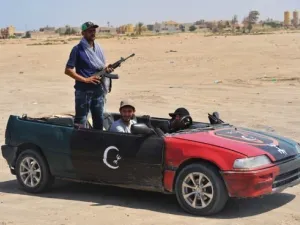 ثوار في غرب ليبيا
