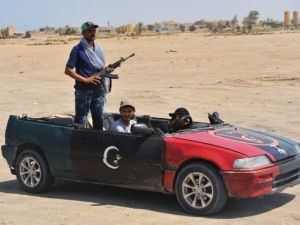 ثوار في غرب ليبيا
