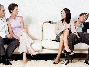 Meet the parents: When a boyfriend brings you home to meet his parents- certainly in the Arab culture- it is not wise to show affection openly at this critical stage, much less when you are married!