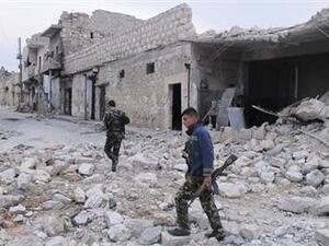 Mortar shells have been used throughout the Syrian civil war by both regime and rebels, causing major destruction to towns and cities both in Syria and the country's borderlands (File Archive/AFP)