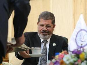 الرئيس المصري محمد مرسي في طهران