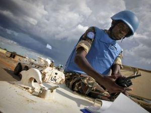 جندي من قوات حفظ السلام في ابيي