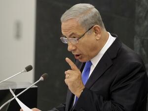 Netanyahu urged the international community Friday to continue sanctions against Iran and not to be tempted by Rouhani's recent diplomacy (Courtesy of Matthew Weaver/The Guardian)