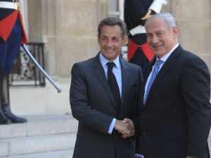 Israel's Netanyahu must have felt more hurt or at least double dealt by the US's Obama, than betrayed by France's Sarkozy, who has not 
had a the strong history of undying allegiance to Israel that the US is notorious for. France voted to pass Palestine's bid for
 UNESCO.