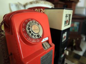 Calling home from expat-central, the Gulf, has never been so easy (though no more accessible for some) with the advent of 
smart-phones and free-talk computer apps. But many of us remember the queues for the old-school dial-phone and the 
loud overseas chats.