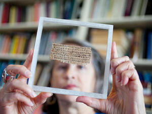 A piece of papyrus has Jesus speaking about his wife.