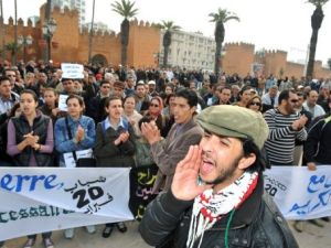 متظاهرون في الرباط