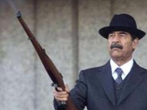 Saddam Hussein.