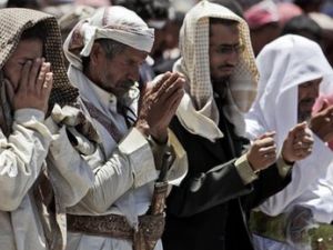 متظاهرون مناهضون لنظام صالح في العاصمة صنعاء