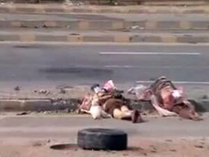 من مشاهد القمع الدموي في سوريا