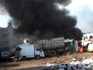 Regime air raids have killed at least 500 people in Aleppo within the past two weeks (AFP)