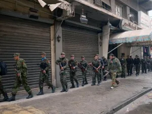 Pro-regime forces backed by Hezbollah retook Aasal al-Ward from rebels (File/AFP)