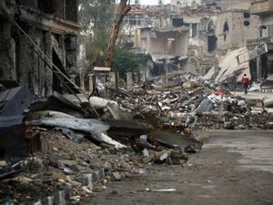 Syrian rebels' mission to destroy Al Qaeda forces have led to serious infighting and destruction in Syria's northern regions (Ahmad Aboud/AFP)