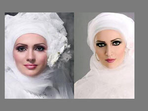 طرحات 2014 للعروس المتحجبة