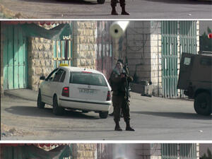 Images from video of man being shot by the IDF. (YouTube)