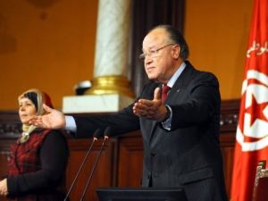 رئيس المجلس الوطني التاسيسي التونسي مصطفى بن جعفر
