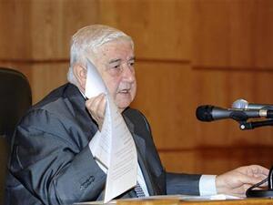 وزير الخارجية السوري وليد المعلم