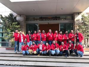 Huawei rewarded its employees for achieving the highest sales in 2017 by taking them in a trip to China. 