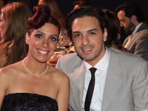 برونو الطبال وسينتيا كرم