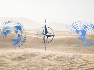 The IMF, NATO and the U.N.—fading into the desert (Rami Khoury/Al Bawaba)
