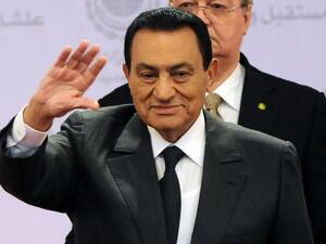 Former Egyptian President Hosni Mubarak and his two sons face corruption charges for using public funds to upgrade private properties. (Albawaba.com/File)