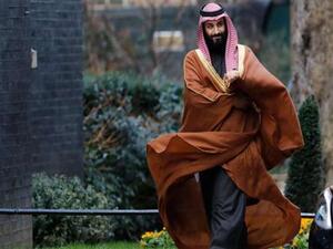 Saudi Arabia's Crown Prince Mohammed bin Salman in central London (AFP/File Photo)