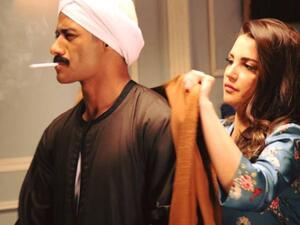 محمد رمضان ودرّة في "نسر الصعيد"