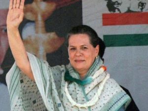 زعيمة حزب المؤتمر الحاكم في الهند سونيا غاندي