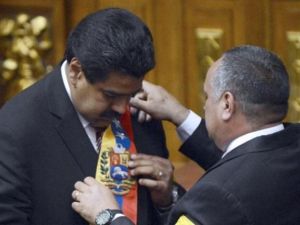 مادورو أدى اليمين الدستورية أمام الجمعية الوطنية