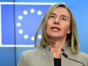 وزيرة خارجية الاتحاد الاوروبي فيديريكا موغيريني

