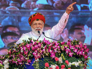 رئيس الوزراء اليميني نارندرا مودي