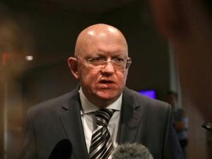 السفير الروسي فاسيلي نيبينزيا في الأمم المتحدة
