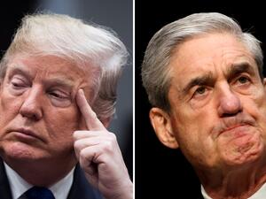 الرئيس الأمريكي دونالد ترامب والمحقق الخاص روبرت مولر