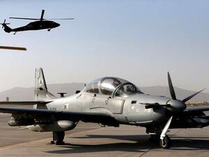 تحطم طائرة عسكرية خفيفة من طراز A-29 Super Tucano في ولاية نيومكسيكو 