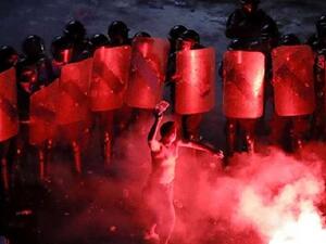 احتجاجات على نطاق واسع في بوخارست 