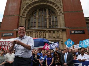 رئيس الوزراء البريطاني ديفيد كاميرون 