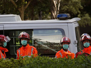 حريق في فندق بمدينة هاربين شمال شرقي الصين